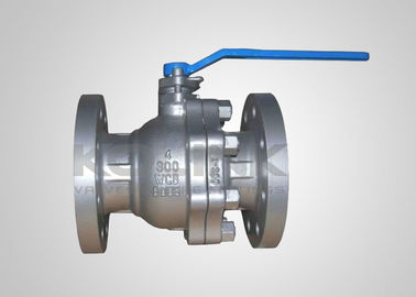 Kelas 150-600 katup bola terapung baja tuang API 607 Flanged