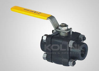 3-pc Tekanan Tinggi Ball Valve baja tempa 3000 Psi Soket dilas