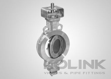 Double Offset Wafer Butterfly Valve, Triple Eccentric Butterfly Valve Metal Berada