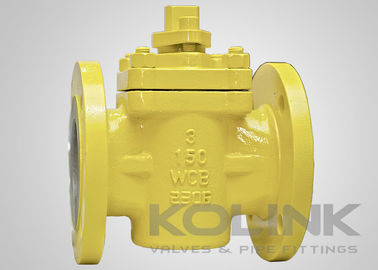 PTFE Sleeve Plug Valve, Non Lubricated Plug Valve, Cast Steel, 150-900 API 599