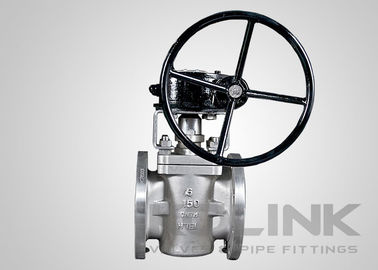 Katup colokan lengan PTFE stainless steel, katup colokan non-lubricated PFA dilapisi
