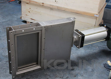 Karoseri yang dibuat persegi katup guillotine pisau katup gerbang baja karbon baja tahan karat
