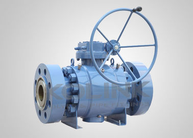 Katup Bola Trunnion Dudukan Logam API6D 2-48 Inci Kelas 150-2500