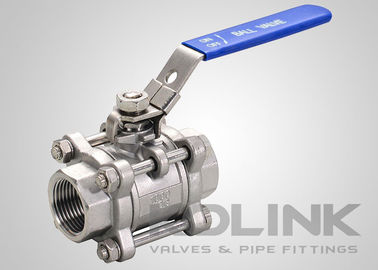 3 bagian stainless steel ball valve BSP Socket-weld SS304 SS316 Perangkat penguncian