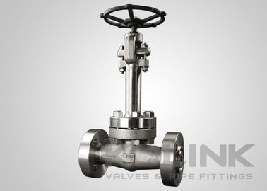 Katup gerbang baja cryogenic forged, katup suhu rendah dengan bonet panjang, LNG