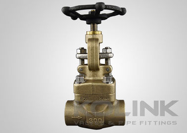 Klep Globe Perunggu, Flanged / NPT, JIS CAC703 C95200 C95500 C95800 C83600