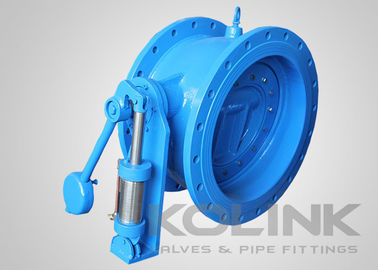 Disk miring Non-slam Check Valve Counter Berat Hydraulic Damper Cast Iron