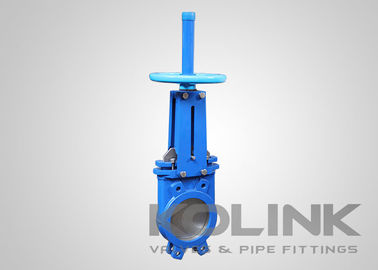 Klep gerbang pisau wafer besi lentur 2-48 Inch Class150 PN16