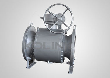 Klep bola port trunnion berukuran rendah API 607 Fire Safe DN50-DN1200