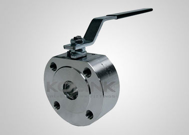Katup bola wafer stainless steel CF8 CF8M F304 F316