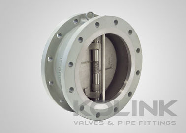 Flanged Double-door Wafer Check Valve Baja tahan karat & Metal Duduk