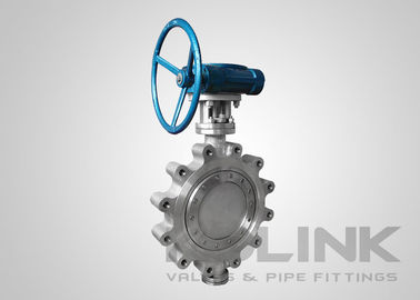 Triple eksentrik lugged Klep kupu-kupu Metal duduk multi-lapisan Disc Seal