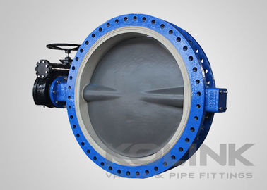 Tekanan tinggi Concentric Butterfly Valve Flange End