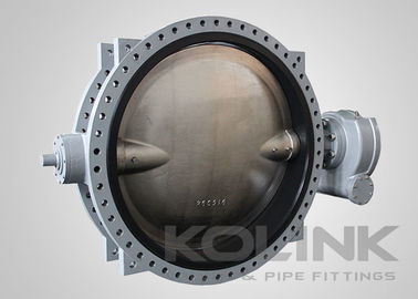 Tekanan tinggi Concentric Butterfly Valve Flange End