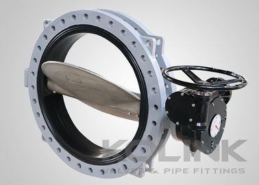 Tekanan tinggi Concentric Butterfly Valve Flange End