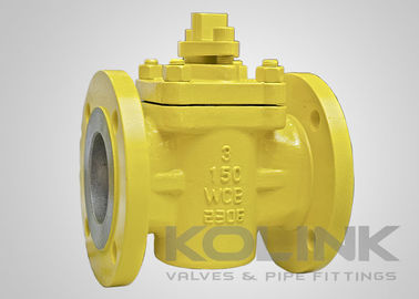 PTFE Sleeve Plug Valve, Non Lubricated Plug Valve, Cast Steel, 150-900 API 599