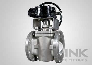 Katup colokan lengan PTFE stainless steel, katup colokan non-lubricated PFA dilapisi