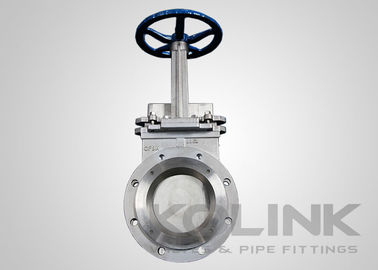 Katup Gerbang Pisau Bergelang dengan Kerucut Defleksi SS 2-48 Inci