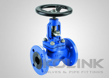 DIN Cast Steel Globe Valve PN10-160 Flanged Manual Operasi