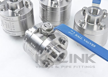 3-pc Tekanan Tinggi Ball Valve baja tempa 3000 Psi Soket dilas