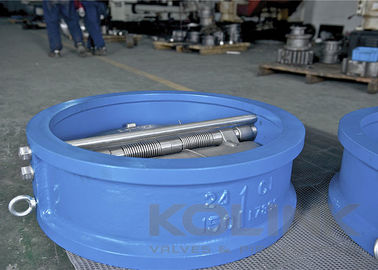 Duktil Besi Wafer Check Valve Piring Dual 2-48 Inch Kelas150-1500