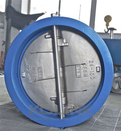 Duktil Besi Wafer Check Valve Piring Dual 2-48 Inch Kelas150-1500