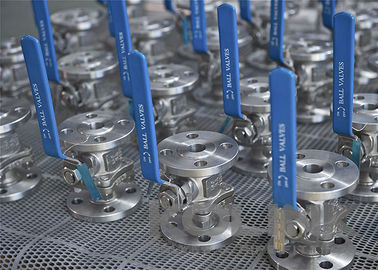 Kelas 150-600 katup bola terapung baja tuang API 607 Flanged