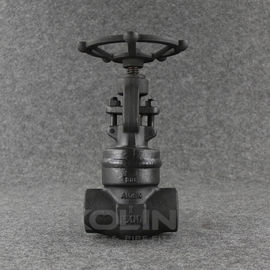 Kapsul yang dilas Kapsul baja tempa Katup bola Handwheel NPT Threaded Kelas 800-2500
