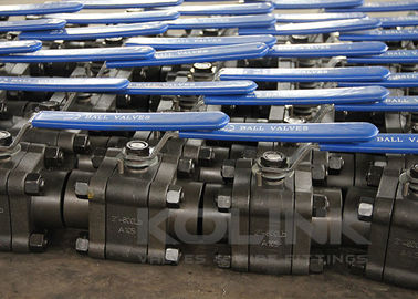 2pc katup bola baja tempa, soket dilas / ujung NPT, CL150-1500 A105 F304