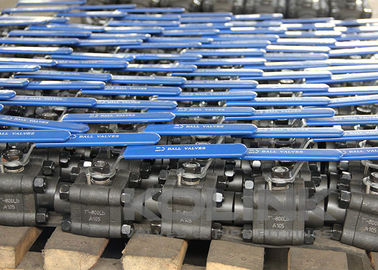 2pc katup bola baja tempa, soket dilas / ujung NPT, CL150-1500 A105 F304