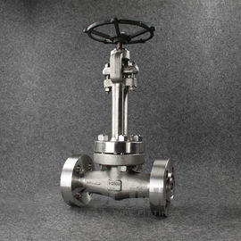 Katup gerbang baja cryogenic forged, katup suhu rendah dengan bonet panjang, LNG