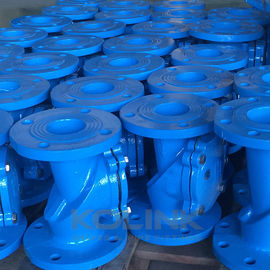 Flapper karet Swing Check Valve Ductal Besi GGG50 Non-return Valve