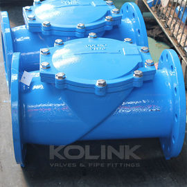 Flapper karet Swing Check Valve Ductal Besi GGG50 Non-return Valve