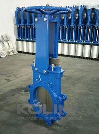 Klep gerbang pisau unidirectional lugged cast steel kelas150 PN10 PN16