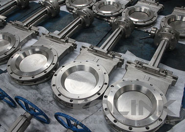 Katup Gerbang Pisau Bergelang dengan Kerucut Defleksi SS 2-48 Inci