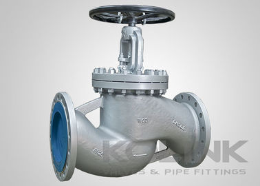 DIN Cast Steel Globe Valve PN10-160 Flanged Manual Operasi